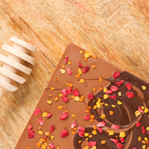Pollen Bar - Honey & Dark chocolate with Raspberry- 50g