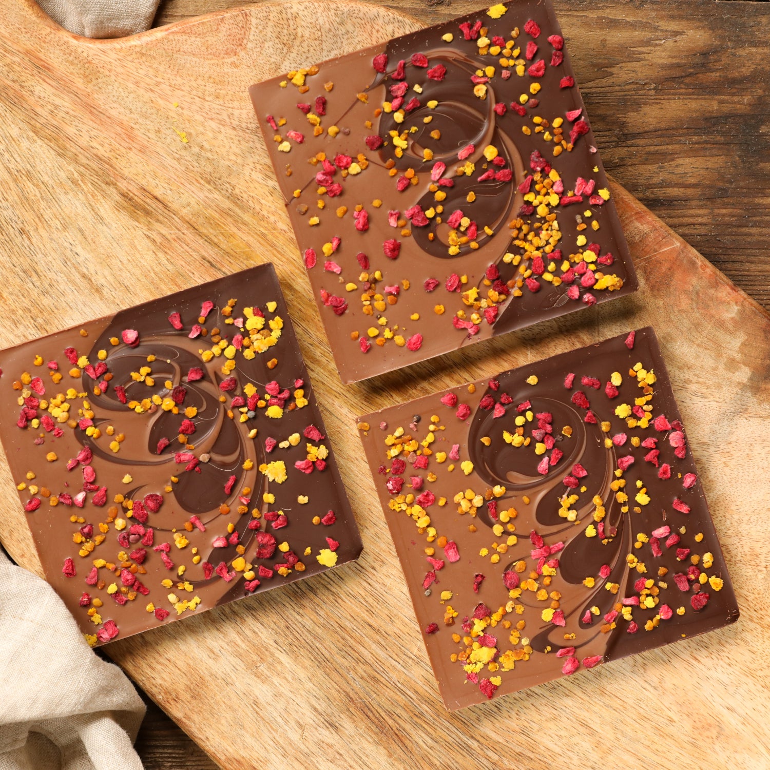 Pollen Bar - Honey & Dark chocolate with Raspberry- 50g