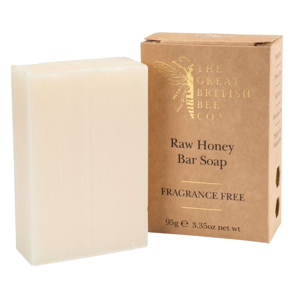 Raw Honey Bar Soap 95g - Fragrance Free
