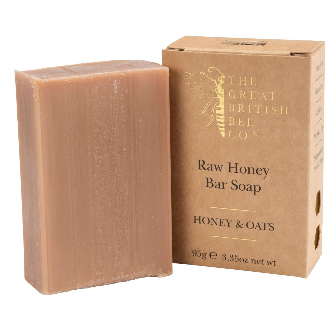 Raw Honey Bar Soap 95g - Honey & Oat