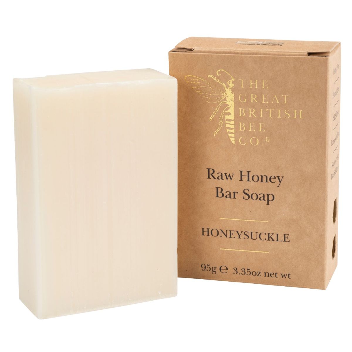 Raw Honey Bar Soap 95g - Honeysuckle